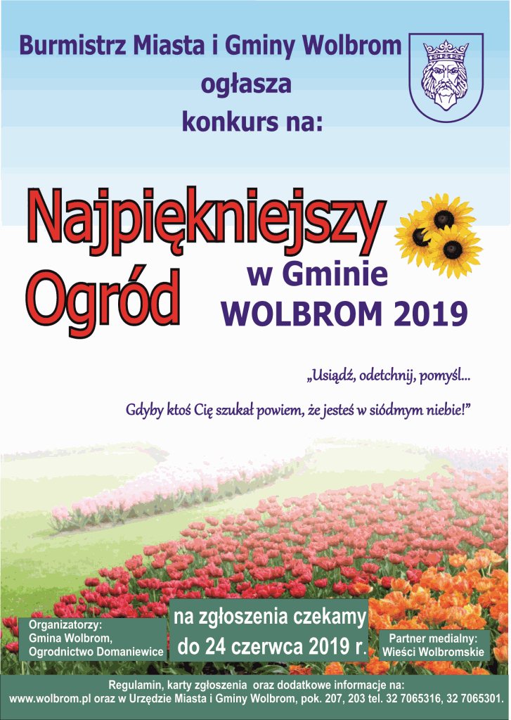 Plakat ogrod 2019